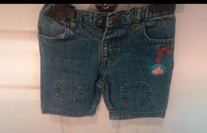 Short en jean garçon Disney 12 mois
