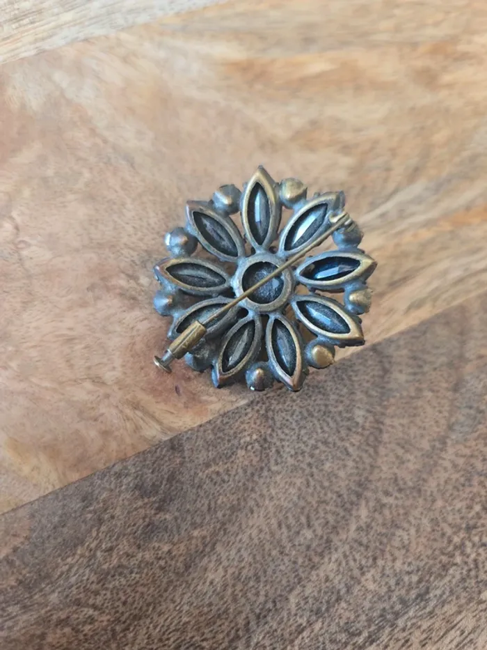 Broche vintage en verre - photo numéro 3