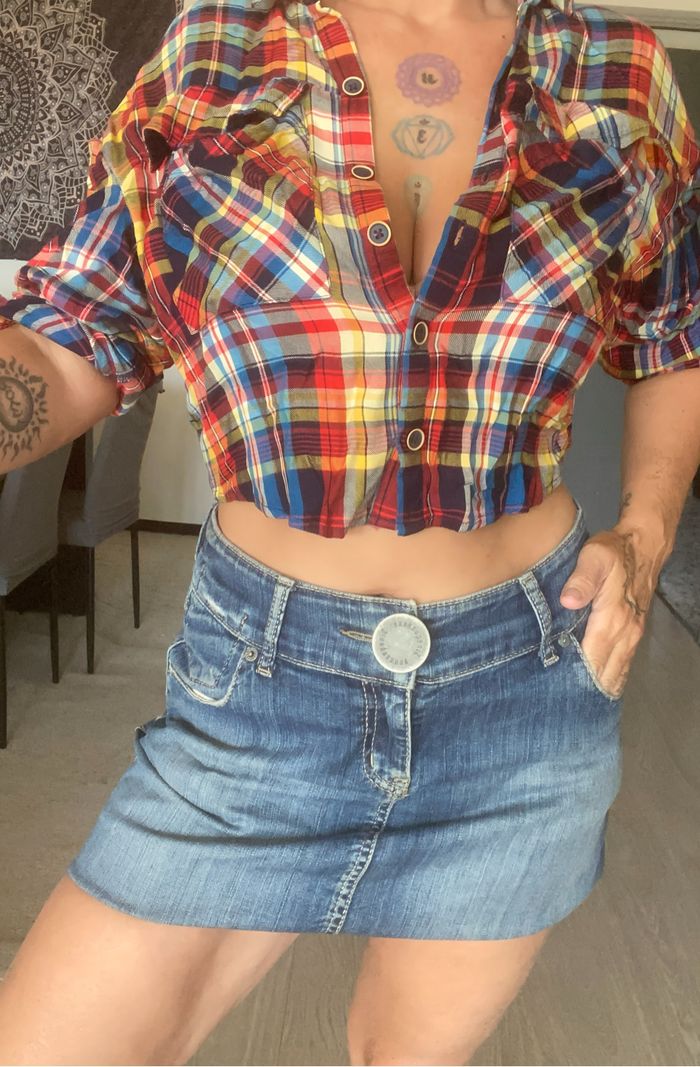 Chemise courte taille S multicolore - photo numéro 2