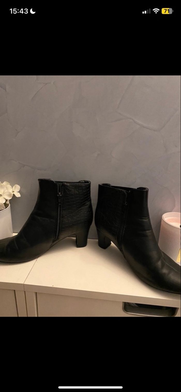 Bottines à talon noires - photo numéro 3