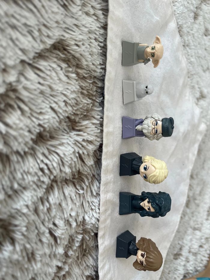 6 figurines Harry Potter wizzis bout de crayon stylo - photo numéro 2
