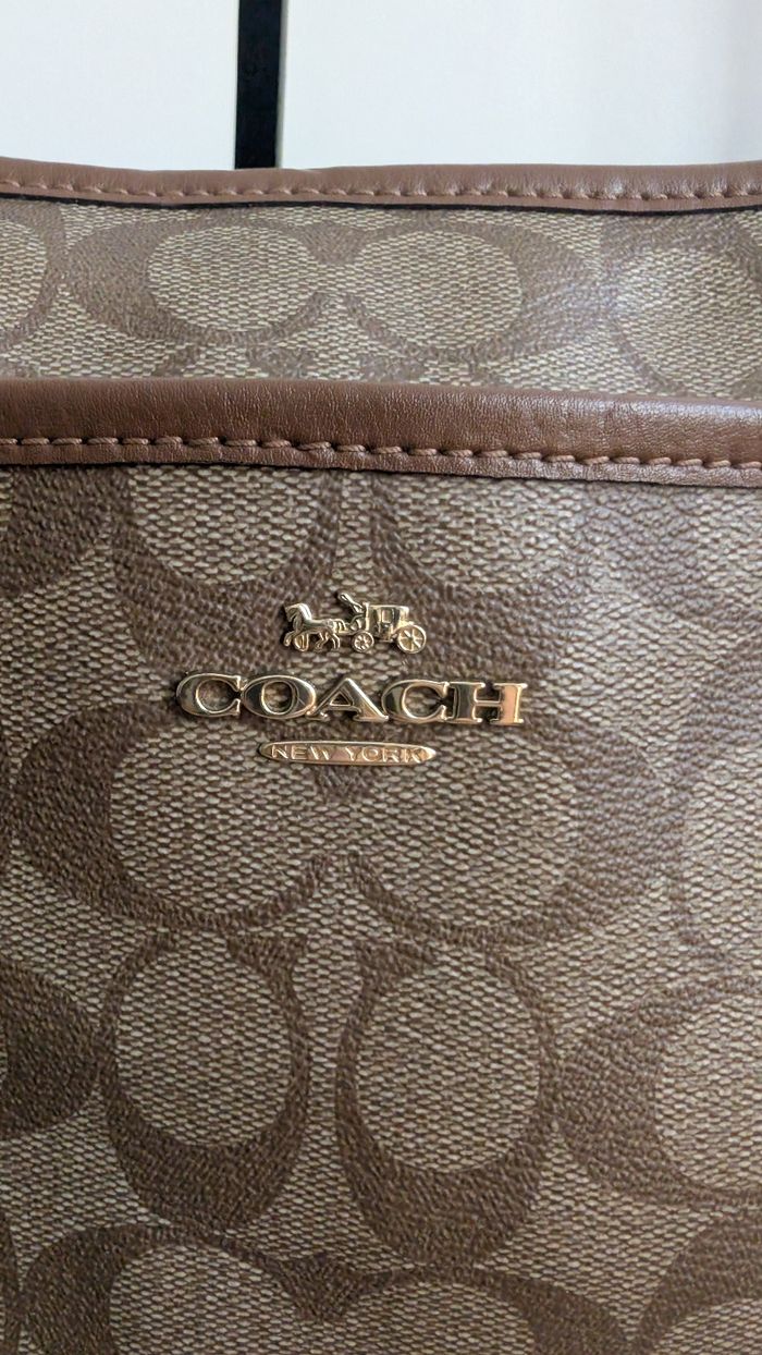 Sac bandoulière Coach signature - photo numéro 2