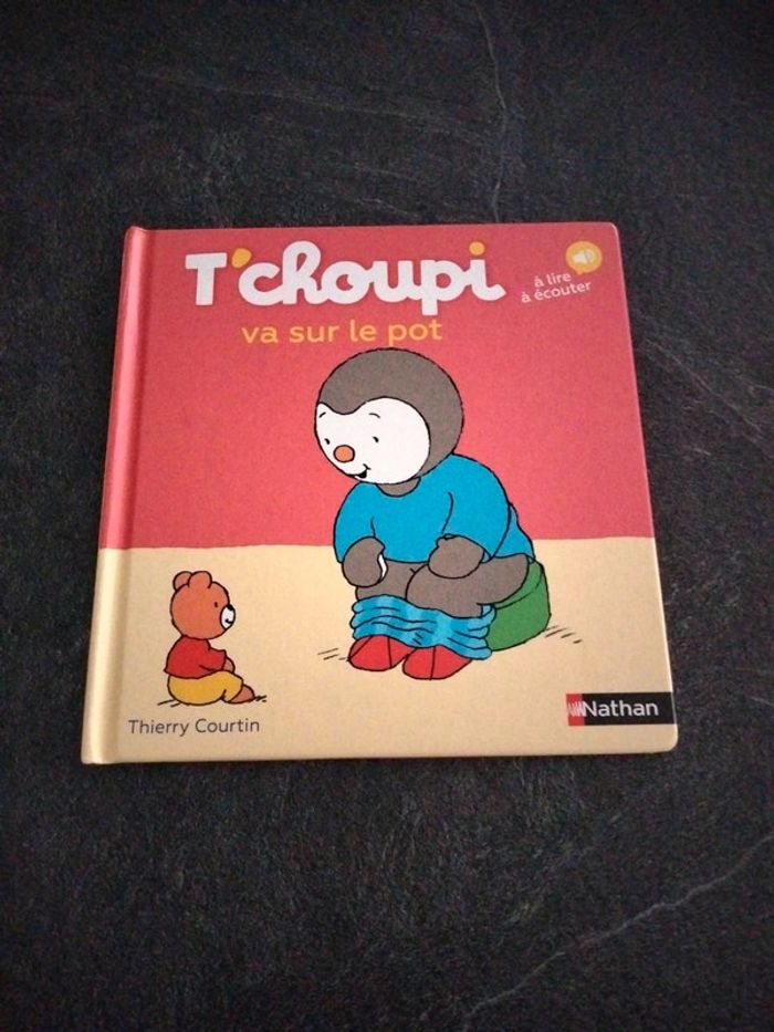 Livre T'choupi va sur le pot