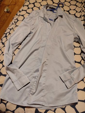 Chemise homme bleu L