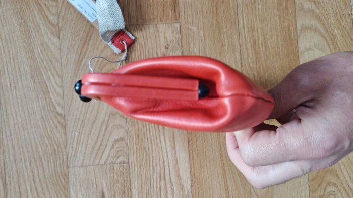 Aunts Uncles Sac a main cuir véritable Grandema's Whoopie pie Luxury Club Rose Rouge - photo numéro 4