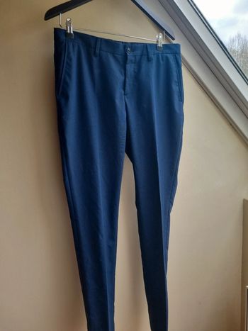 Pantalon bleu marine Homme T40 zara