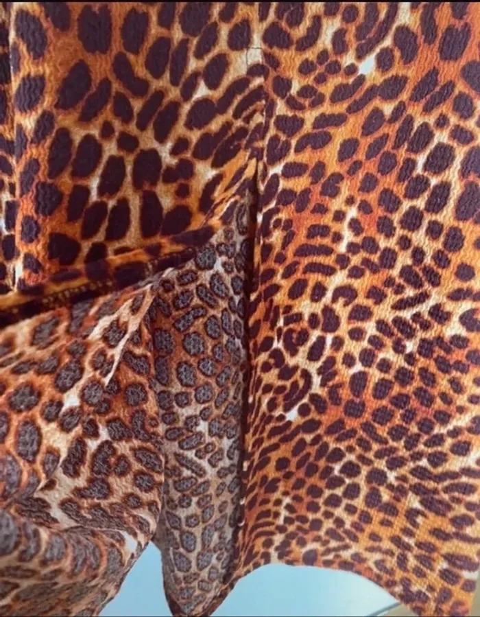 Robe longue taille M de marque Primark Motifs léopard Taille 40 42 Neuve - photo numéro 4