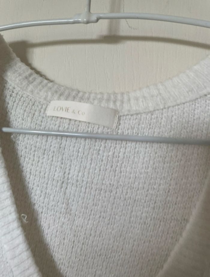 Pull blanc - photo numéro 3