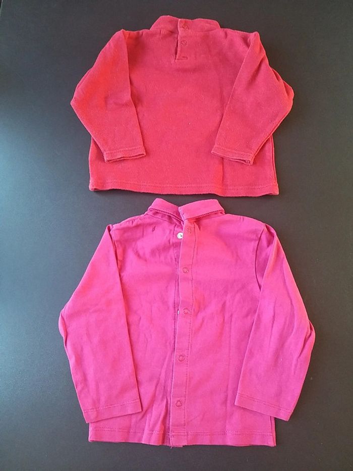 Lot de 2 sous pulls 12 mois - photo numéro 2