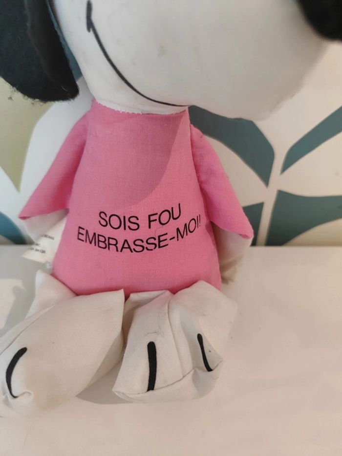 Peluche Snoopy vintage - photo numéro 2
