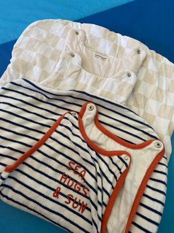 Lot gigoteuse vertbaudet 6/18 mois