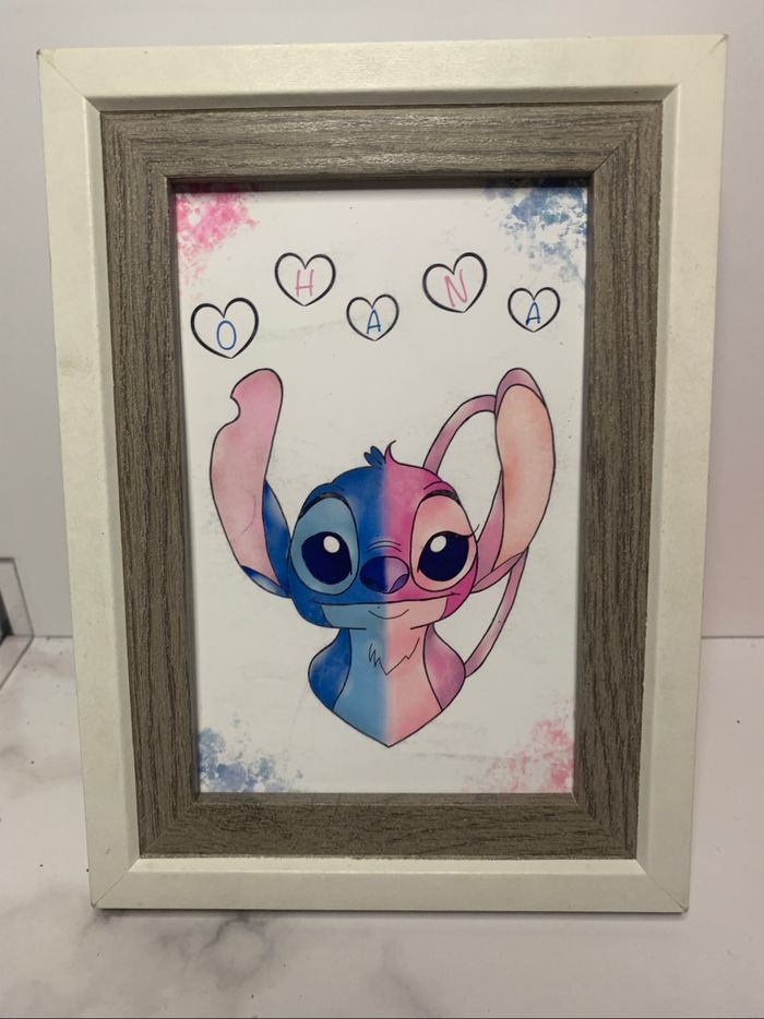 Affiche stitch & Angel