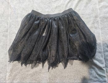 Déguisement tutu halloween noir taille 4-6 ans