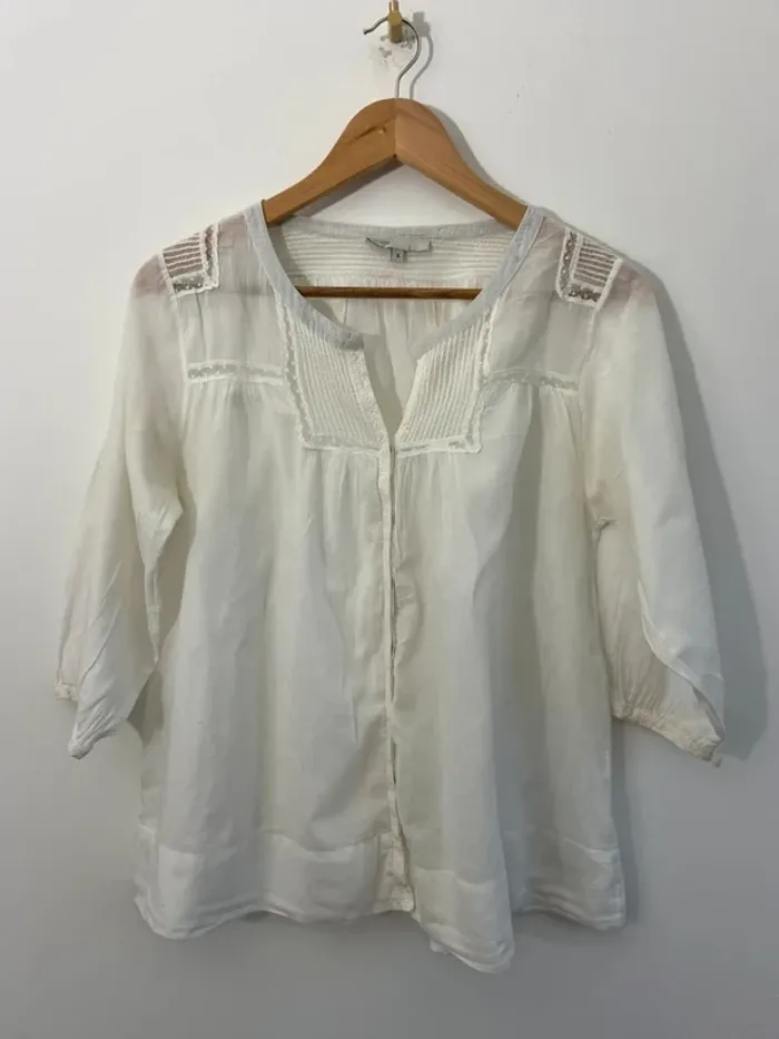 Blouse Maje blanche - photo numéro 2