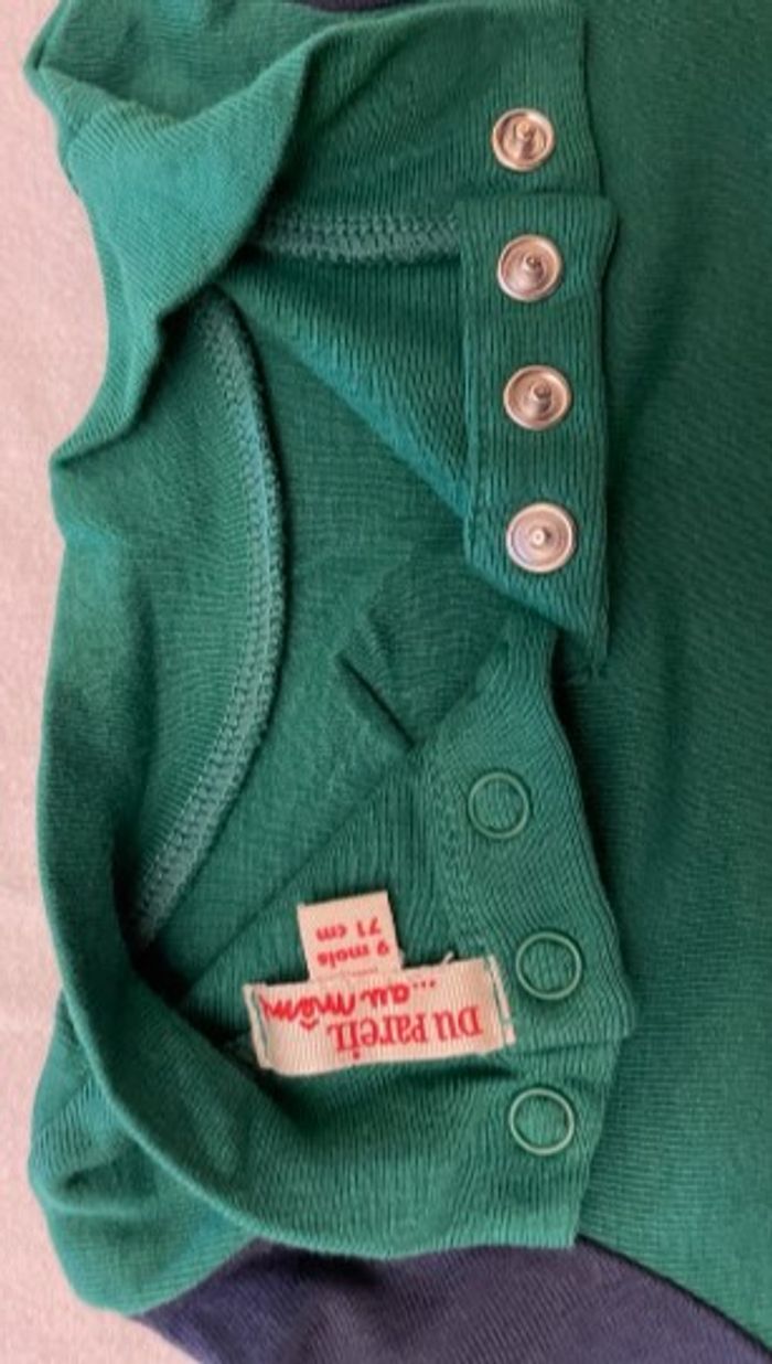 T Shirt manches longues col roulé 71cm 9m DPAM - photo numéro 6