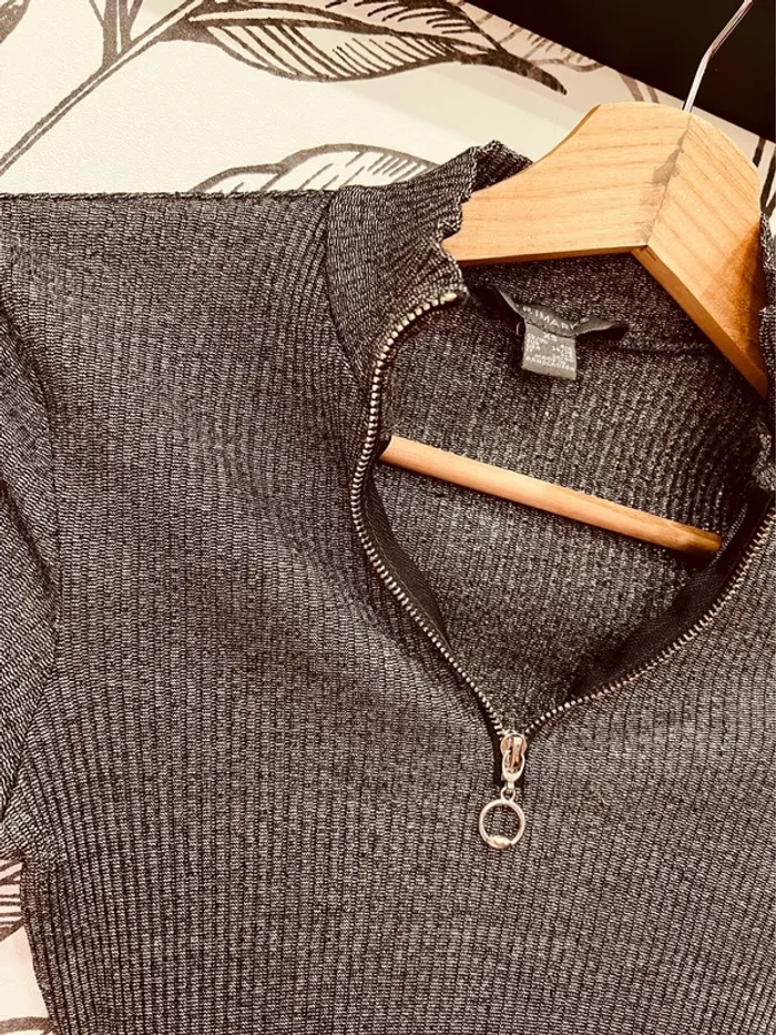 Taille Xs - 34 body femme primark gris argenté 🌺 - photo numéro 3