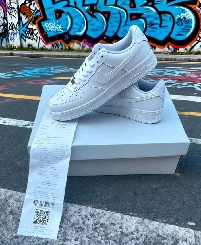 Nouveau Nike Originais Air Force 1 Low Blanc - Taille 40 - photo numéro 5