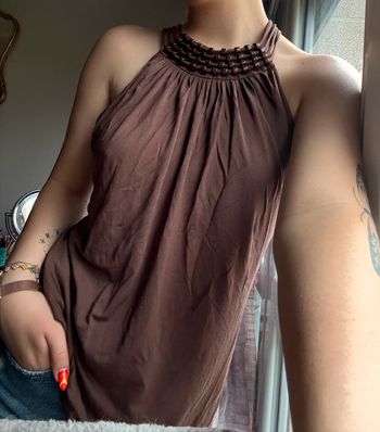 Top marron chocolat