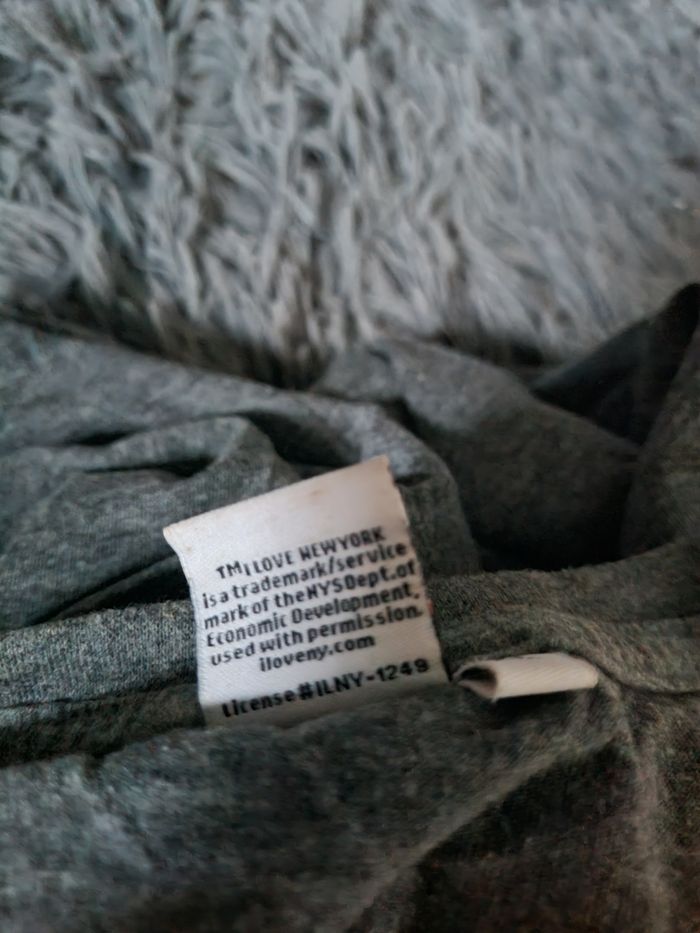 T-shirt gris avec écriture taille XL mixte - photo numéro 5