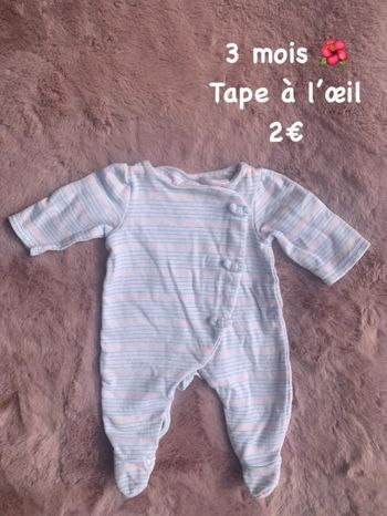 Pyjama 🌺 3 mois 🌺 Tape à l’œil
