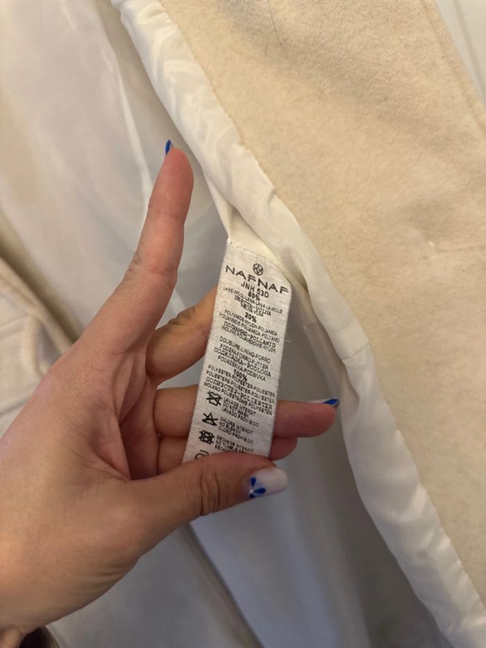 Manteau laine naf naf - photo numéro 3