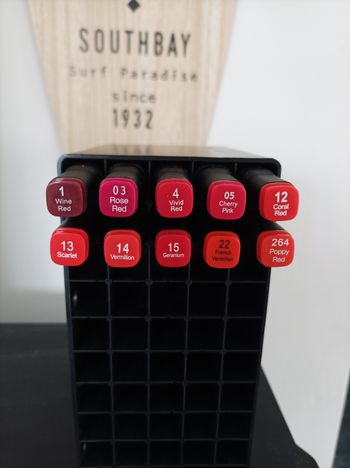 Feutres Twinmarkers tons rouges neufs
