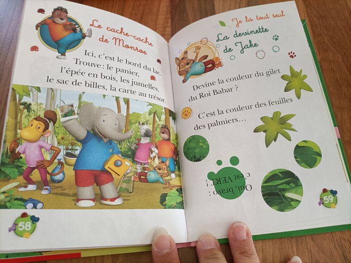 Livre la chasse au trésor de Babar + peluche Céleste - photo numéro 8