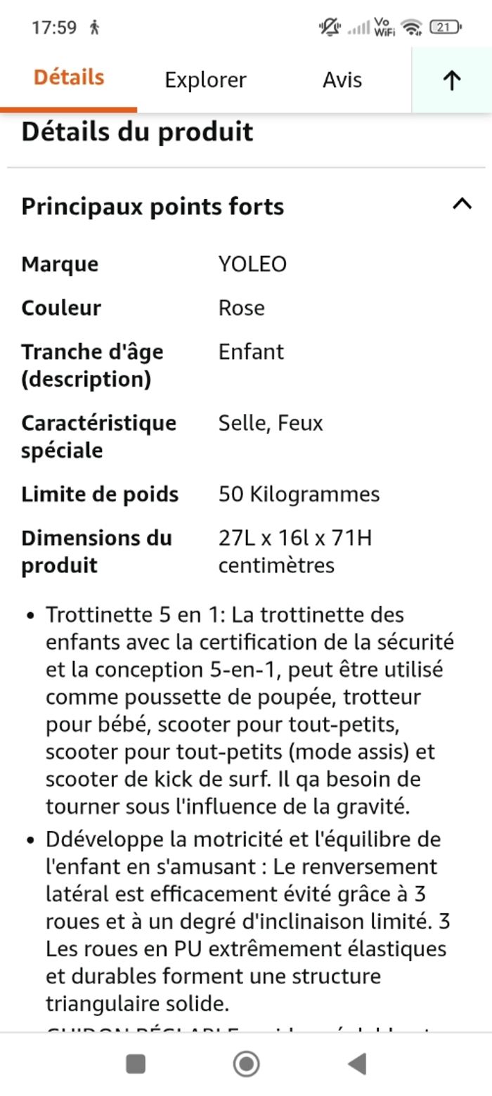 Trottinette évolutive - photo numéro 4