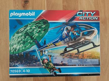 Playmobil city action : Hélicoptère de police et parachutiste Neuf