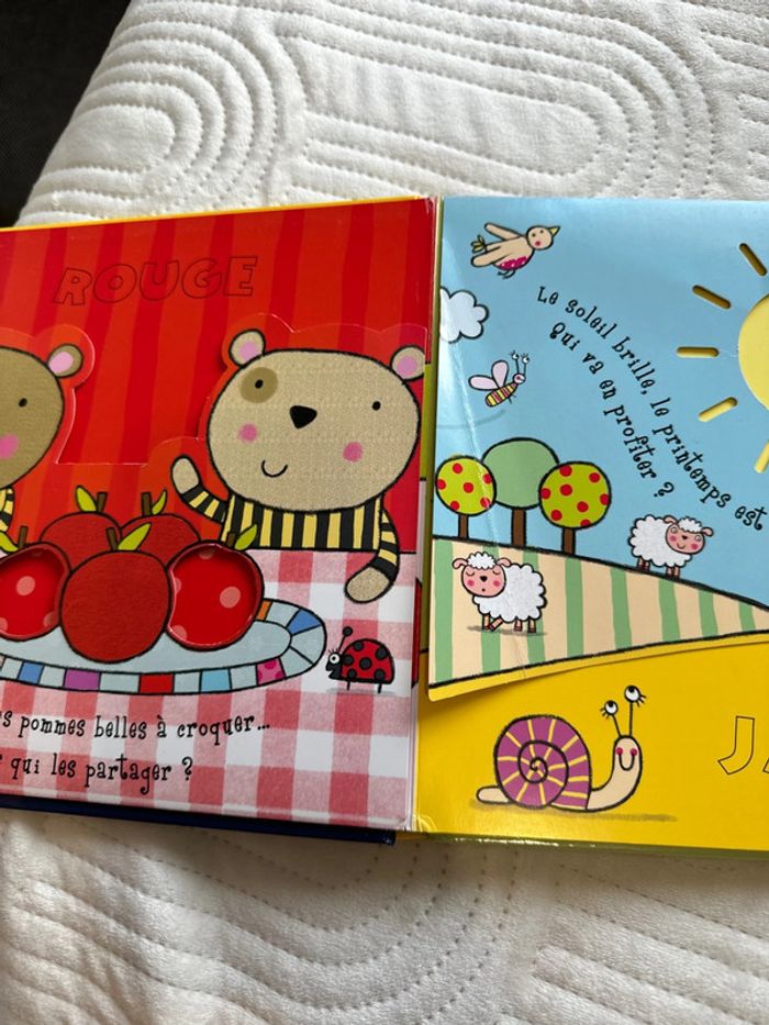 Livre grands volet à soulever rouge vert bleu - photo numéro 7