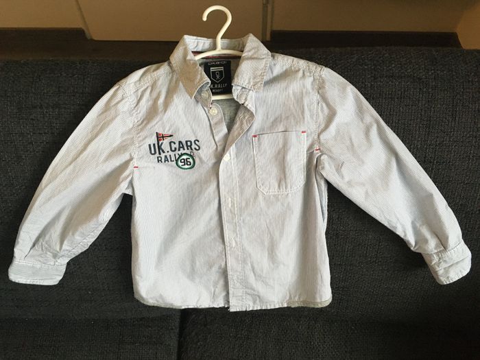 Chemise manches longues Okaïdi 4 ans – Cars / Rallye – Excellent état
