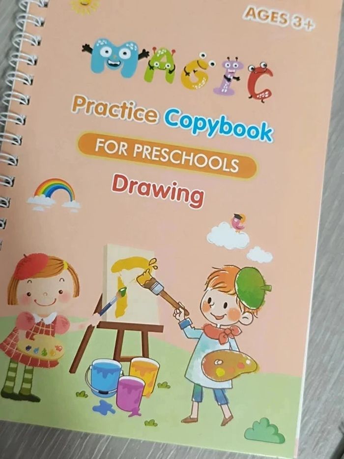 Lot de 4 cahiers d'écriture magique - photo numéro 10