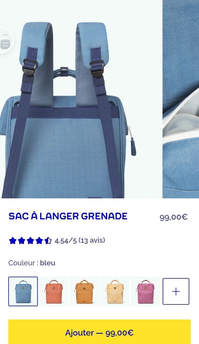 Sac a dos cabaia très bon état. Peu servi. - photo numéro 7