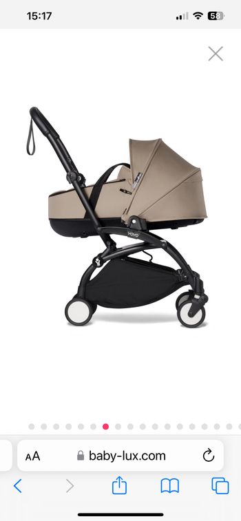 Trio poussette Yoyo² 6m + nacelle Yoyo + Yoyo car seat by BeSafe