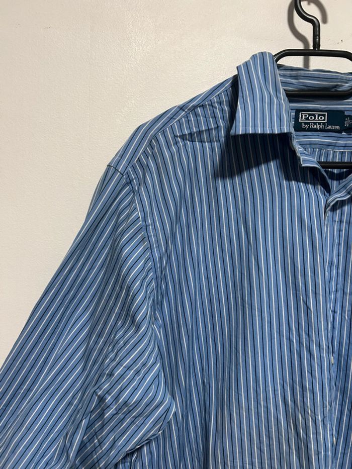 Magnifique chemise oversize à rayures • Ralph Lauren • Taille L - photo numéro 2