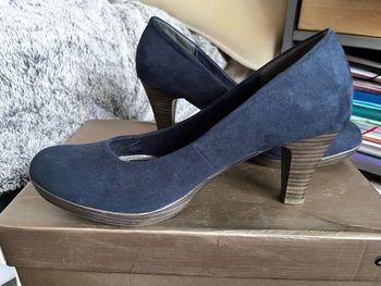 Escarpins bleus Marco Tozzi