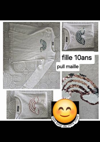 Pull fille 10 ans en maille