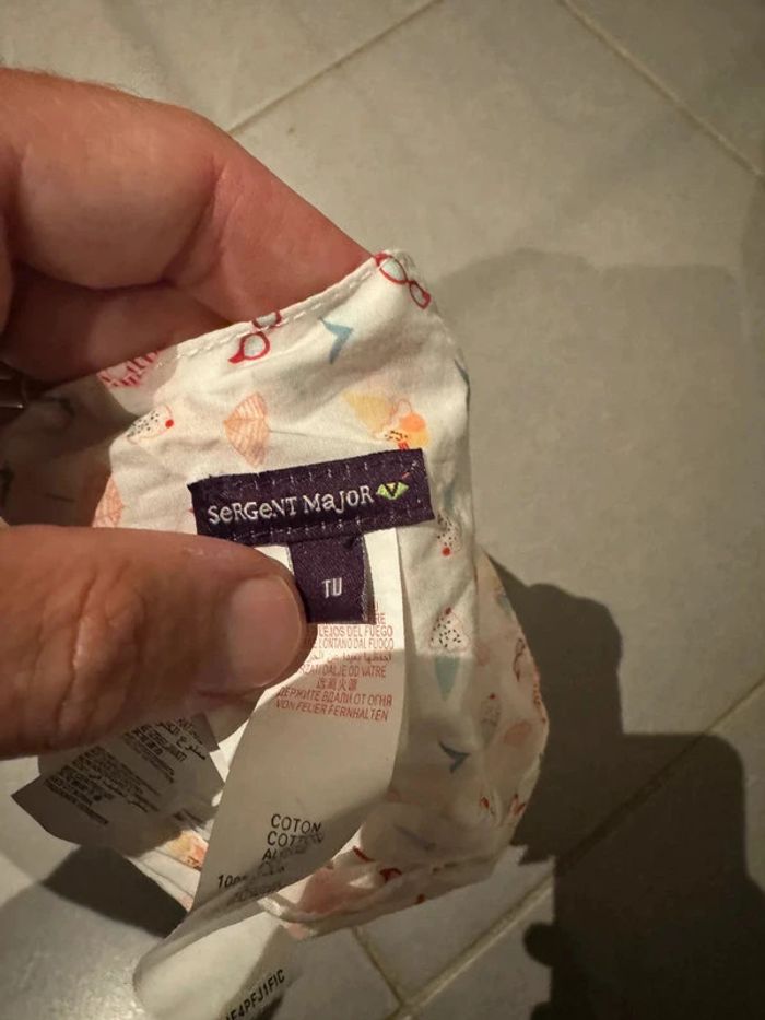 Bandeau pour les cheveux - Sergent Major - Dotette - Blanc - Taille unique - photo numéro 3