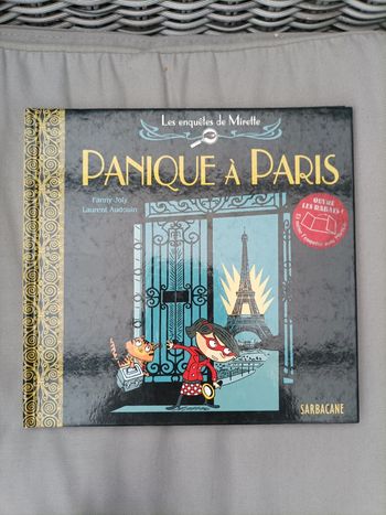 Livre "panique à Paris" les enquêtes de Mirette