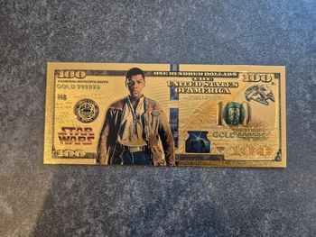 Billet OR à collectionner Finn star wars