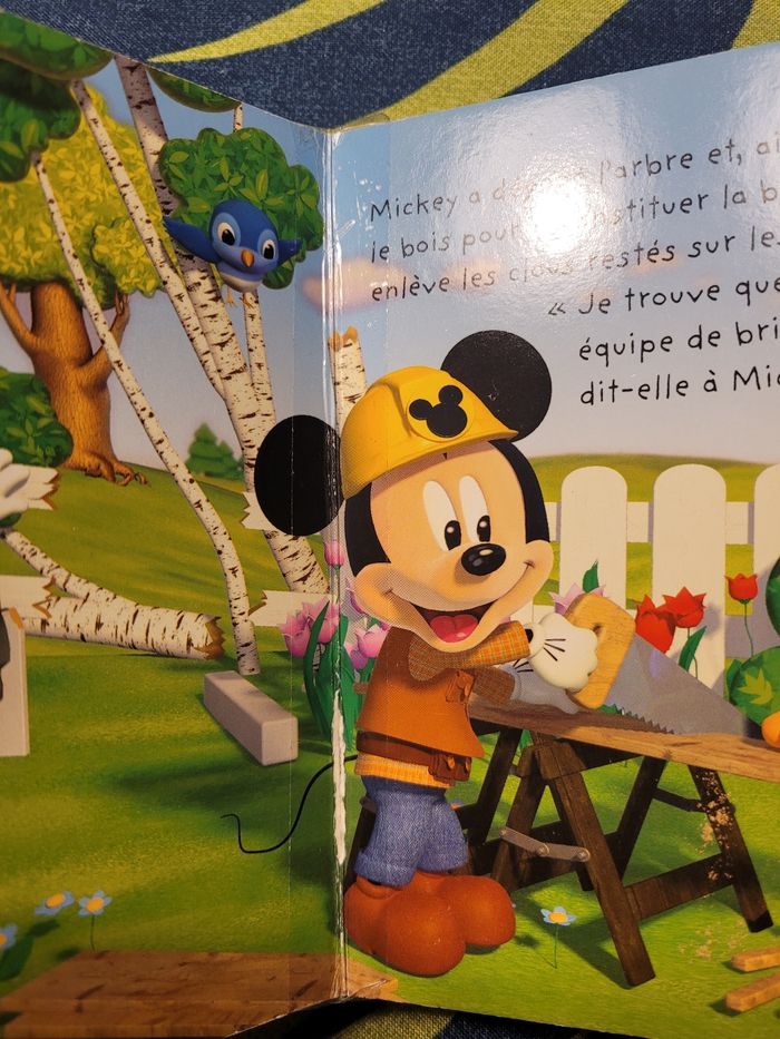 Livre p'tit mickey bricoleur et p'tit garçon camion toupie - photo numéro 7