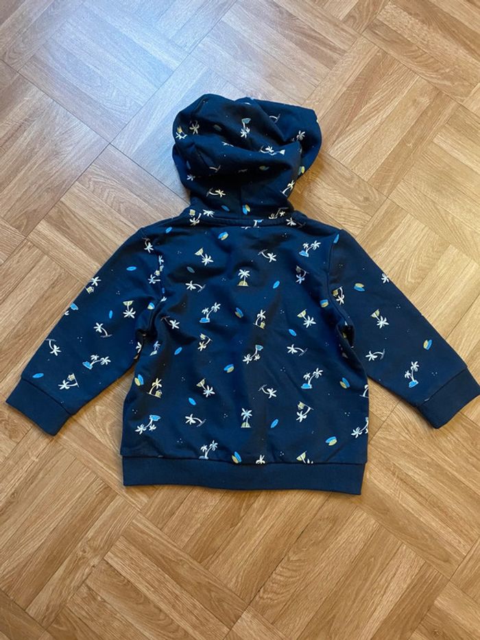 Sweat à capuche avec zip taille 18 mois Creeks - photo numéro 3