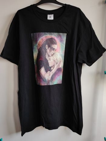 T-shirt noir imprimé – B&C Collection