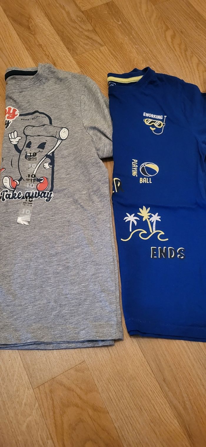 8 Tee shirts MC Garçon - photo numéro 3