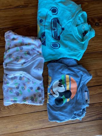 Lot pyjamas légers 6 mois