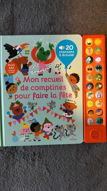 Livre sonore comptines