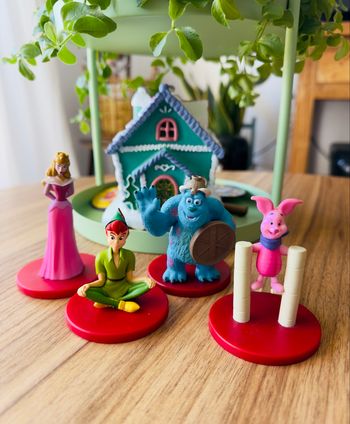 Lot de 4 figurines pour enceinte Disney audioconte