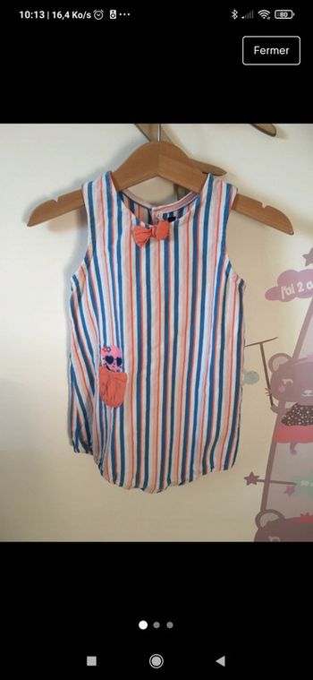 Combi short Sergent major 18mois