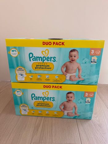 184 couches Pampers premium taille 3
