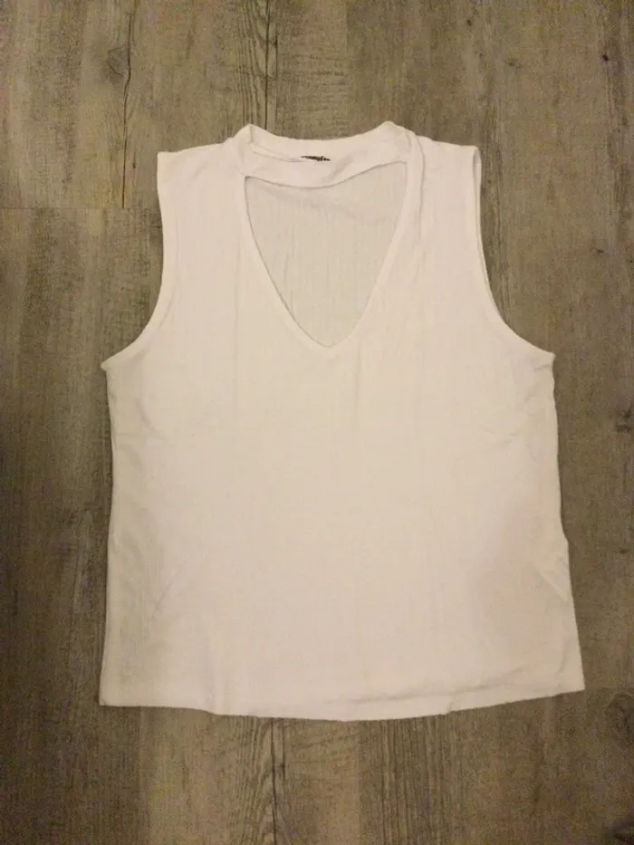 Débardeur blanc Jennyfer neuf